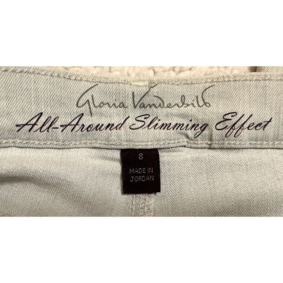 Gloria Vanderbilt Slimming Effect Wide-Leg Denim Jeans Light Women's Size 8 - Picture 5 of 14